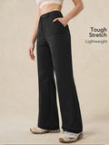 Women's Elastic Quick-Dry Outdoor Pants | Slim Nylon for Hiking &amp; Camping