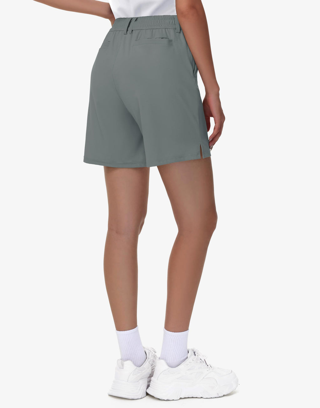 Women's Stretch Golf Shorts | Lightweight Quick-Dry Bermuda Shorts with Pockets
