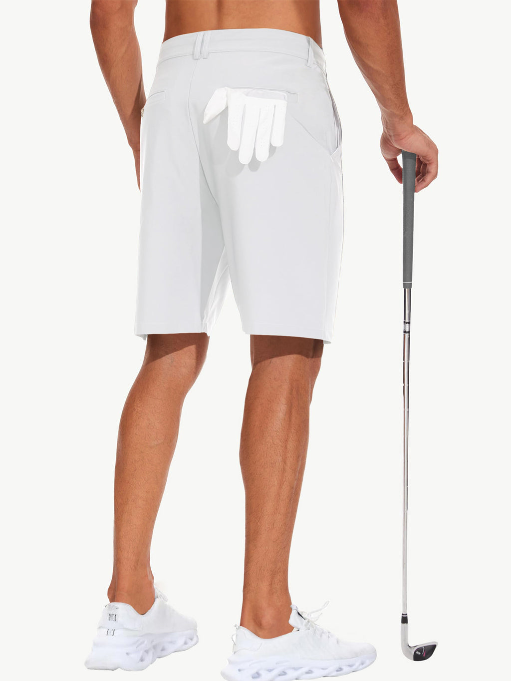 Men's Stretch Golf Shorts | Lightweight Quick-Dry Flat-Front Performance Shorts with Pockets